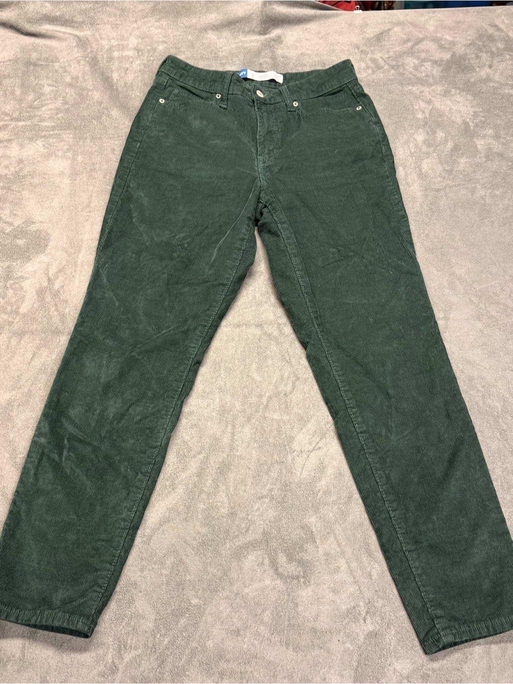 Old Navy Forest Green Straight Leg Corduroy Pants